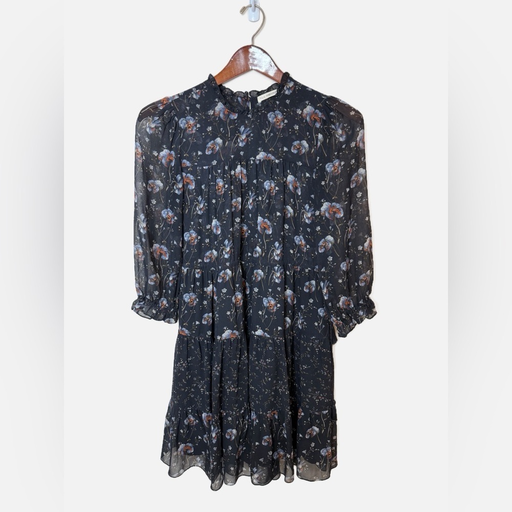 Ulla Johnson - Skye Floral Print Silk Georgette Dress - size 4 - Gorgeous - Picture 3 of 16
